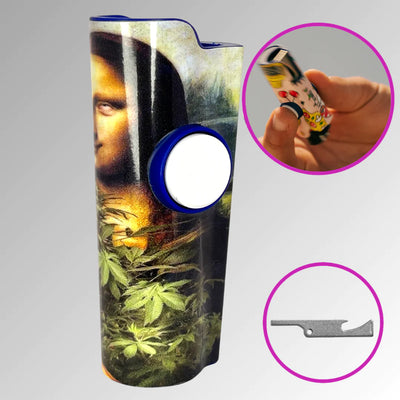 FLKR LYTR® Fidget Spinner Lighter Case "Mona Blaza" for Clipper Lighter® Case - $11.99