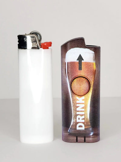 The Limited Edition SMOKE or DRINK Lighter Case for BIC® | FLKR LYTR