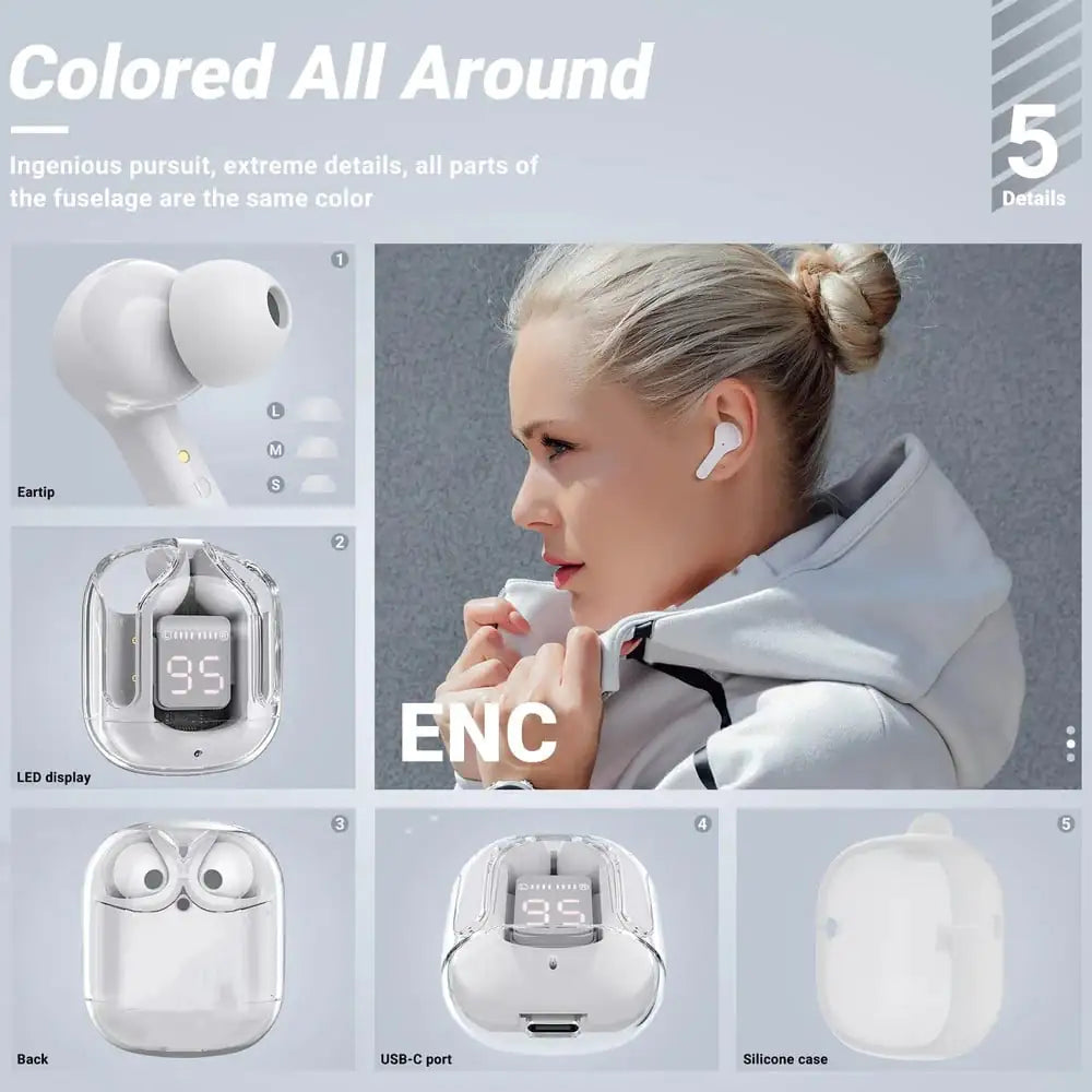 BT30 ENC HiFi Bluetooth Earbuds