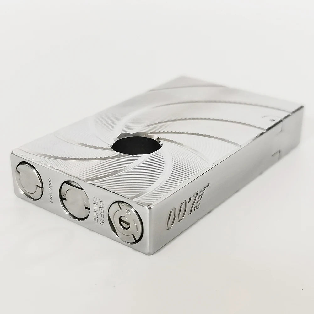 JT Dunant Lighters 007 Spiral Hole Bright Sound Inflatable Butane Gas Lighter Smoking Tool 2024 Valentine's Gift for Cigarettes