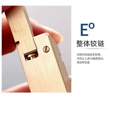 Vintage Heavy duty Trench Handmade Kerosene Lighter Brass Large Capacity Oil Tank Grinding Wheel Ignition Collection Lighters