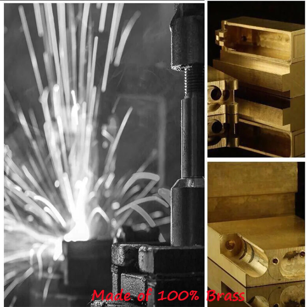 Cuba Gas Lighters Brass Lacquer Cuban Flag Smoking Accessories Tobacco Cigar Cigarette  Men Gift Collections Ding Sound