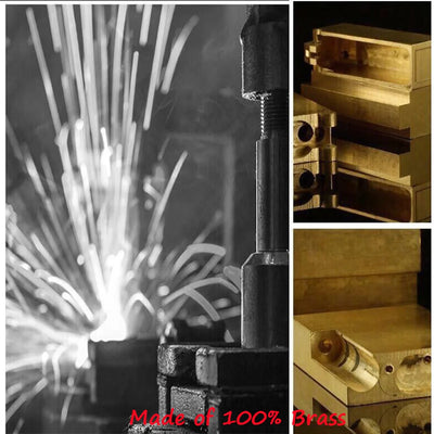 Cuba Gas Lighters Brass Lacquer Cuban Flag Smoking Accessories Tobacco Cigar Cigarette  Men Gift Collections Ding Sound