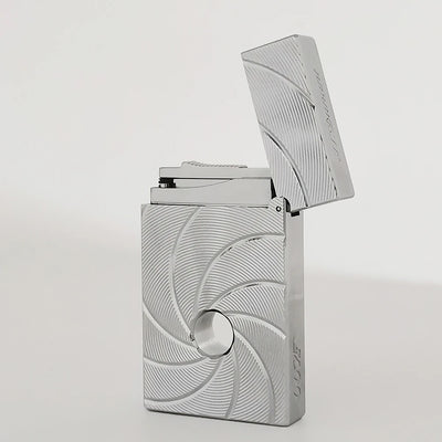 JT Dunant Lighters 007 Spiral Hole Bright Sound Inflatable Butane Gas Lighter Smoking Tool 2024 Valentine's Gift for Cigarettes
