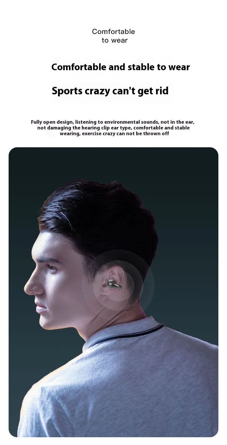 Xiaomi T7500 Bluetooth Earphones Wireless Bone Conduction HiFi Stereo Sports Waterproof Earphone With Microphone For Game Music