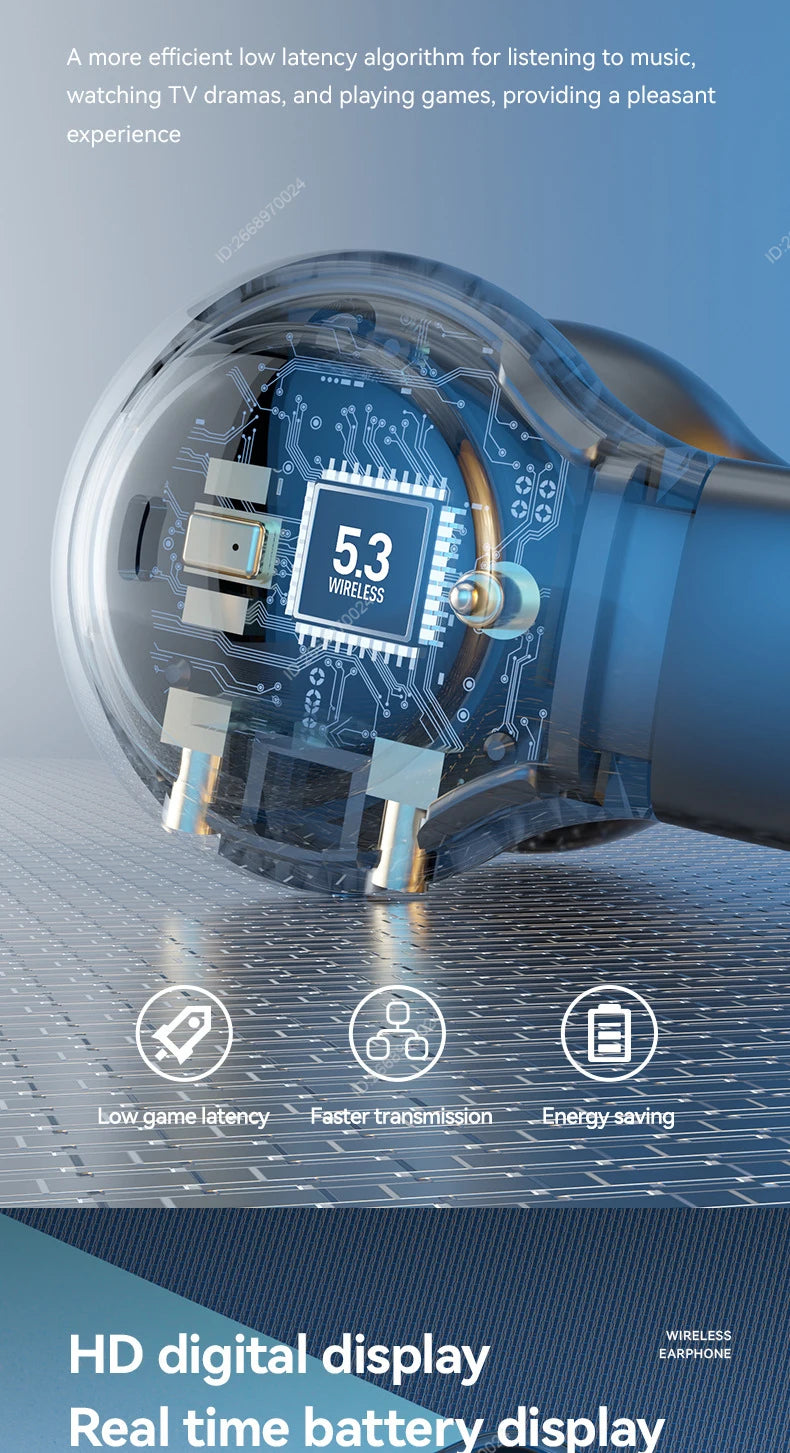 XIAOMI M47 Wireless Earbuds Bluetooth Headset Charging Noise Reduction Earphones Bone Conduction Headphones Sport With Mic free