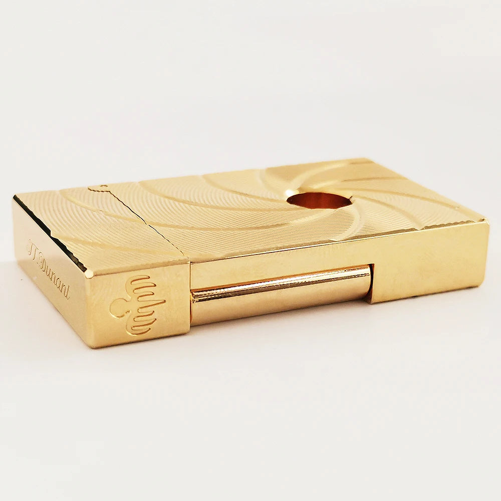 JT Dunant Lighters 007 Spiral Hole Bright Sound Inflatable Butane Gas Lighter Smoking Tool 2024 Valentine's Gift for Cigarettes