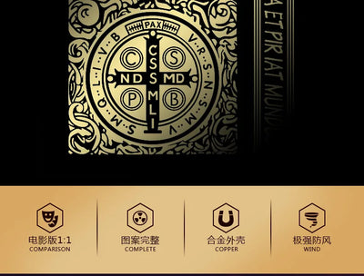 1:1 Limited Edition ZORRO Oversized Kerosene Lighter Metal Personality Constantine Creative Heavy Armor Oversized Lighter Gift