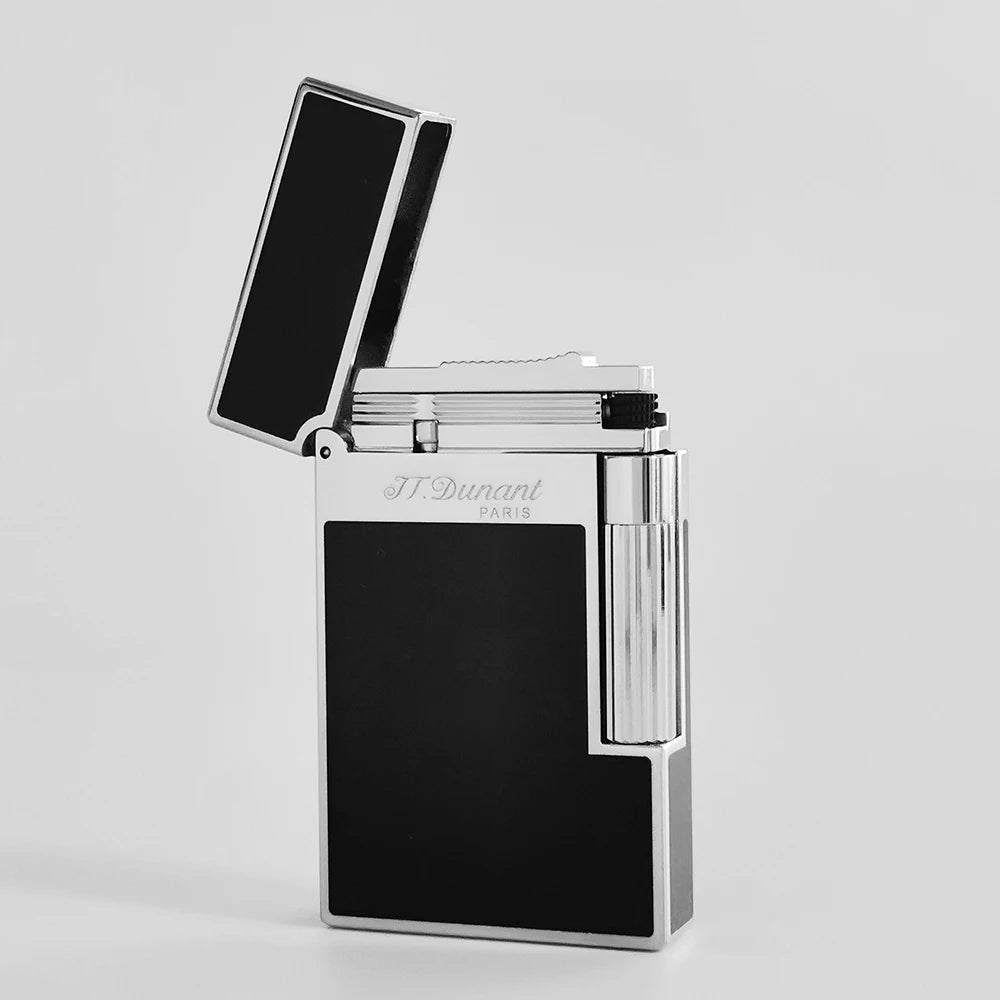JT Dunant Lighters Natural Lacquer Ligne 2 Gas Metal Ping Sound Memorial Man Gift Handmade D logo  Brand Limited Edition