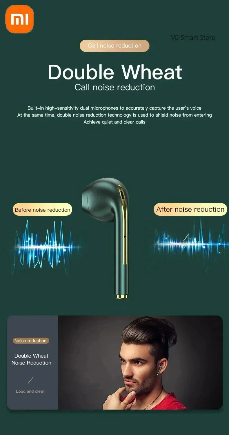 XIAOMI J18 True Wireless Earphone Noise Cancelling Headphone HiFI Stereo Game with Micr TWS in Ear Earbuds Waterproof Headset