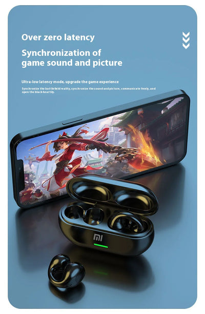 Xiaomi T7500 Bluetooth Earphones Wireless Bone Conduction HiFi Stereo Sports Waterproof Earphone With Microphone For Game Music