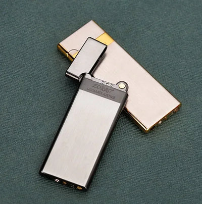 Zorro 636 Metal Ultra Thin Butane Gas Inflatable Grinding Wheel Lighter Holiday Gift Smoking Accessories Men's Small Tools Gift