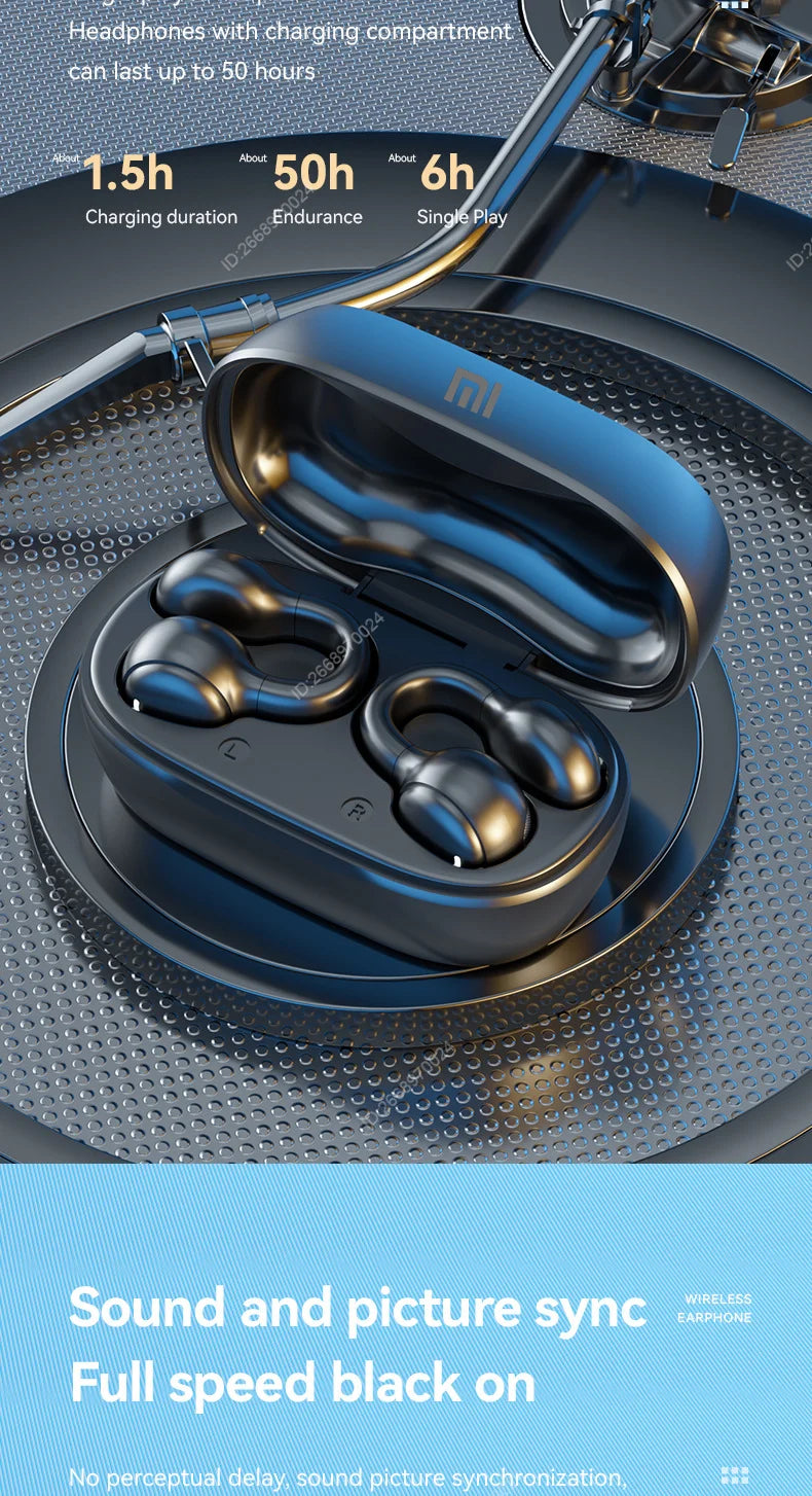 XIAOMI M47 Wireless Earbuds Bluetooth Headset Charging Noise Reduction Earphones Bone Conduction Headphones Sport With Mic free