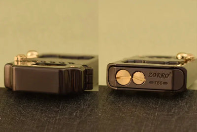 2025 New Zorro Kerosene Lighter Cyber Mecha Transparent Bin Rocker Cool Classic Torrens Tide Men Lighters Wholesale
