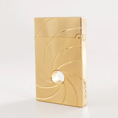 JT Dunant Lighters 007 Spiral Hole Bright Sound Inflatable Butane Gas Lighter Smoking Tool 2024 Valentine's Gift for Cigarettes