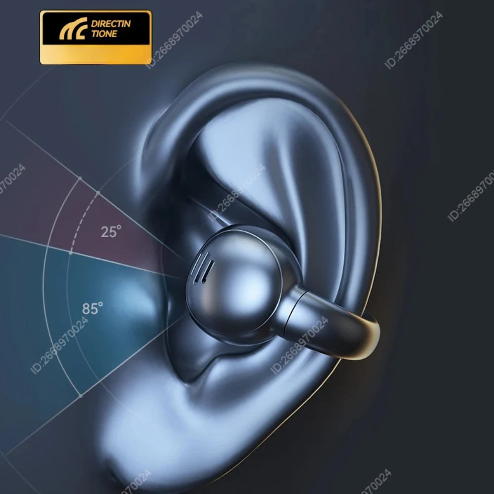 Xiaomi Bone Conduction Earphones Bluetooth 5.3 Headphones Noise Cancelling Clip-On Ear Wireless Earbuds with Long Battery Life
