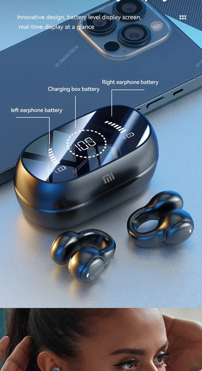 XIAOMI M47 Wireless Earbuds Bluetooth Headset Charging Noise Reduction Earphones Bone Conduction Headphones Sport With Mic free