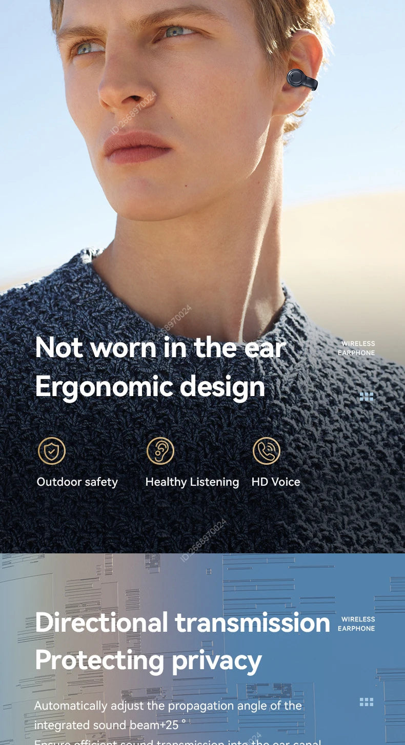 XIAOMI M47 Wireless Earbuds Bluetooth Headset Charging Noise Reduction Earphones Bone Conduction Headphones Sport With Mic free