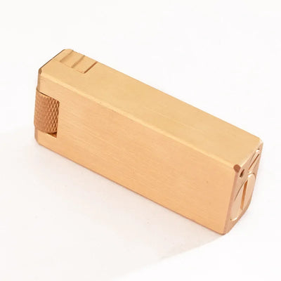 Vintage Heavy duty Trench Handmade Kerosene Lighter Brass Large Capacity Oil Tank Grinding Wheel Ignition Collection Lighters