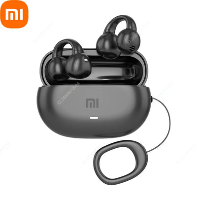Xiaomi Bone Conduction Earphones Bluetooth 5.3 Headphones Noise Cancelling Clip-On Ear Wireless Earbuds with Long Battery Life
