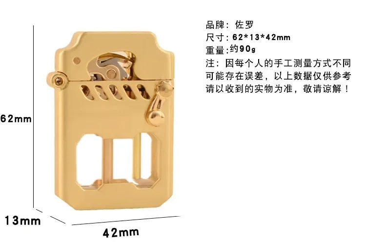 2025 New Zorro Kerosene Lighter Cyber Mecha Transparent Bin Rocker Cool Classic Torrens Tide Men Lighters Wholesale