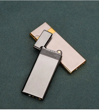 Zorro 636 Metal Ultra Thin Butane Gas Inflatable Grinding Wheel Lighter Holiday Gift Smoking Accessories Men's Small Tools Gift