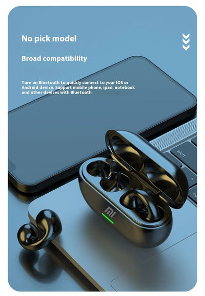 Xiaomi T7500 Bluetooth Earphones Wireless Bone Conduction HiFi Stereo Sports Waterproof Earphone With Microphone For Game Music