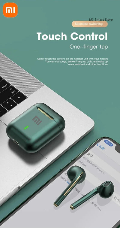 Xiaomi Original J18 TWS Bluetooth Headset Stereo True Wireless Headset Earbud in-ear Hands-free Headset for Mobile Phones
