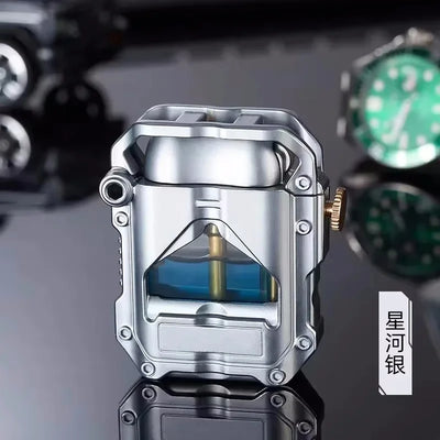 2025 New Zorro Kerosene Lighter Cyber Mecha Transparent Bin Rocker Cool Classic Torrens Tide Men Lighters