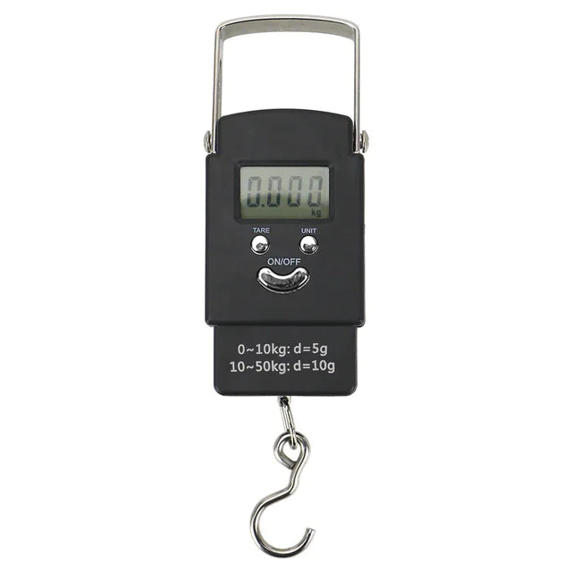 Portable Scale Travel LCD Digital Hanging Luggage Electronic 110lb / 50kg