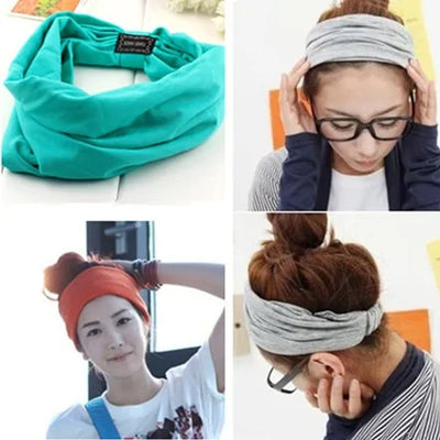 Cotton Stretch Athletic Headbands
