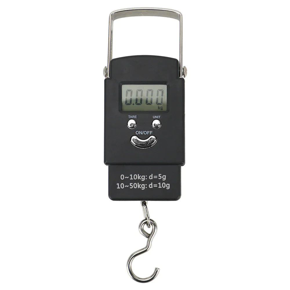 Portable Scale Travel LCD Digital Hanging Luggage Electronic 110lb / 50kg