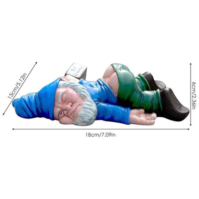 Tipsy Gnome Lawn Ornament