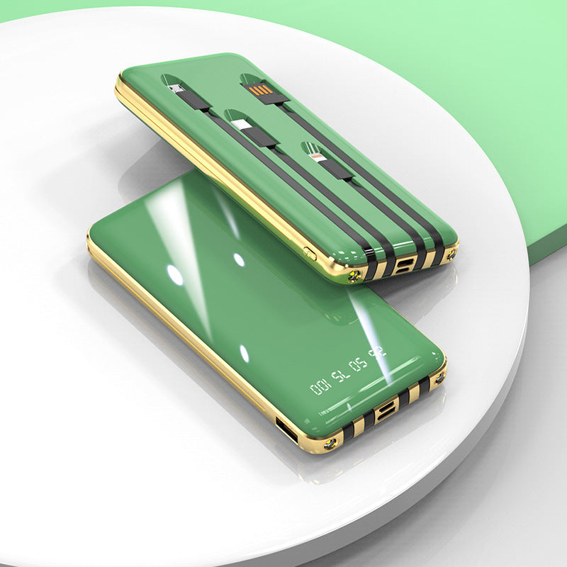 Comes With A Four-wire Digital Display, Thin And Compact 20000mAh Power Bank