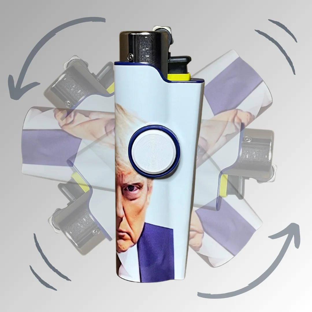FlickSpinner™ Collectible Trump Lighter Sleeve