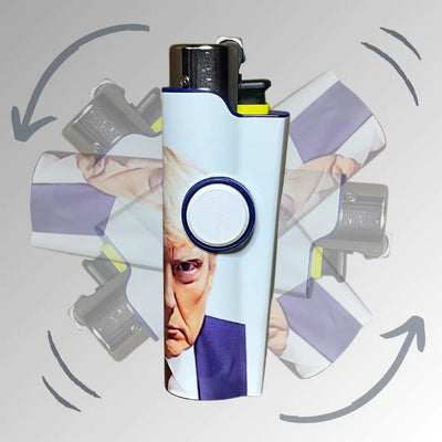 FlickSpinner™ Collectible Trump Lighter Sleeve