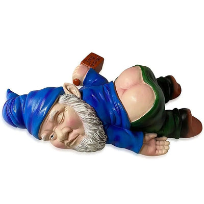 Tipsy Gnome Lawn Ornament