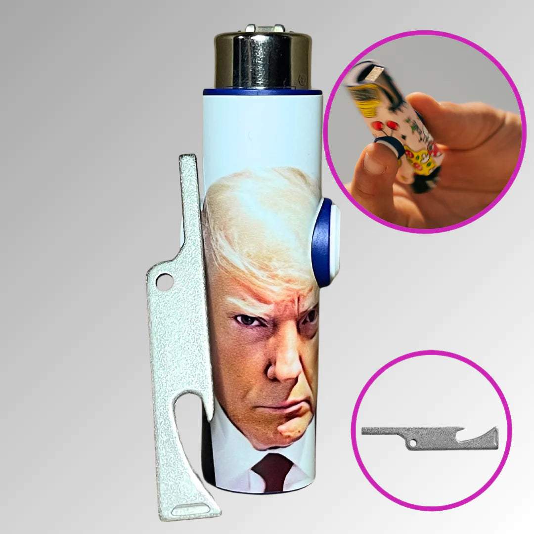 FlickSpinner™ Collectible Trump Lighter Sleeve