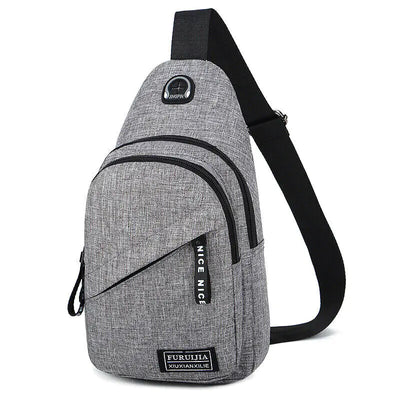 Men Women Sling Bag Chest Fanny Packs Cross Body Travel Sports Shoulder Backpack