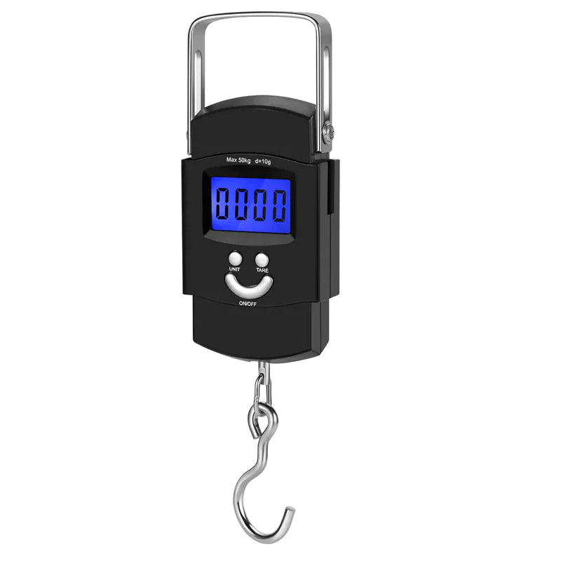 Portable Scale Travel LCD Digital Hanging Luggage Electronic 110lb / 50kg