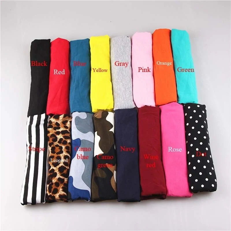 Cotton Stretch Athletic Headbands